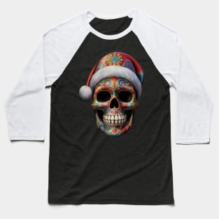 Calavera Santa Baseball T-Shirt